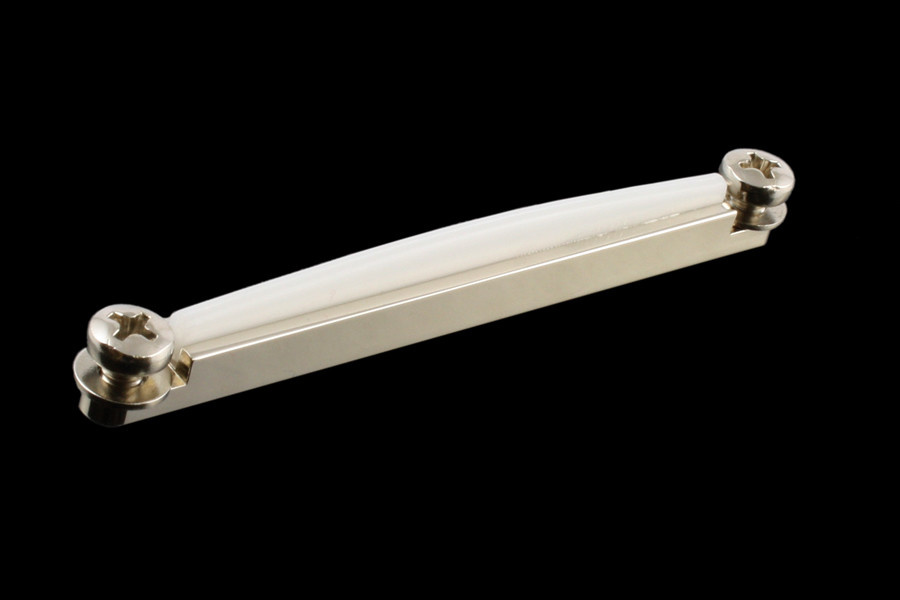 Acoustic Steel String Guitar bridge saddle adjustable, nickel