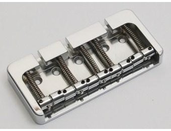 Hipshot 5B500B B-Style wide 5-string bass bridge chrome