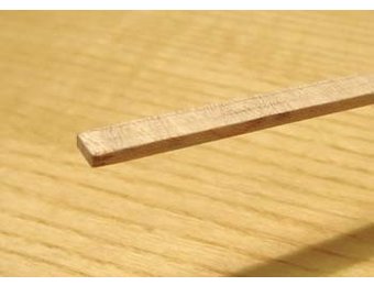 Binding curly maple 2.0 x 6.35 x 870mm