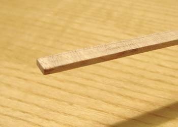 Binding curly maple 2.0 x 6.35 x 870mm