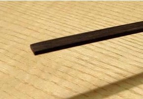Binding ebony 2.0 x 6.35 x 870mm