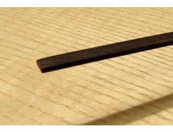 Binding ebony 2.0 x 6.35 x 870mm