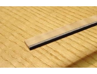 Binding curly maple + b/w/b fiber 2 x 6.35 x 870mm