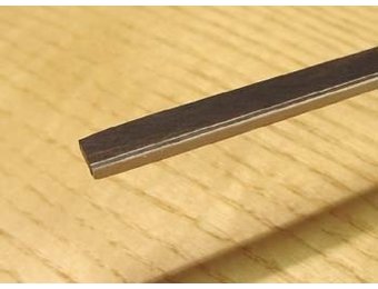 Binding ebony + w/b/w fiber 2 x 6.35 x 870mm