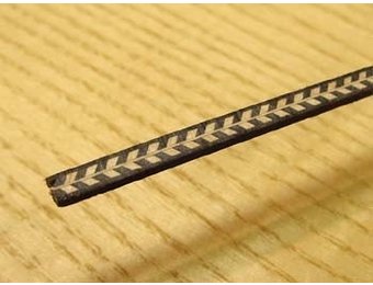 Purfling wood/fiber Herringbone 4x2,5x800mm