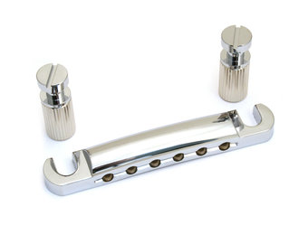 LP stop tailpiece Metric M8 w/studs chrome