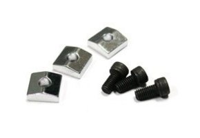 Locknut plates set/3 chrome