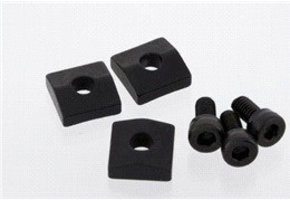 Locknut klemplaatjes set/3 black