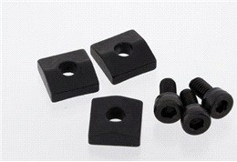 Locknut klemplaatjes set/3 black
