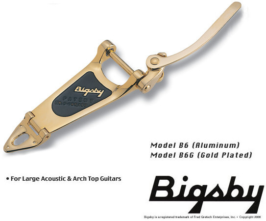 Bigsby B6 Vibrato Tailpiece gold