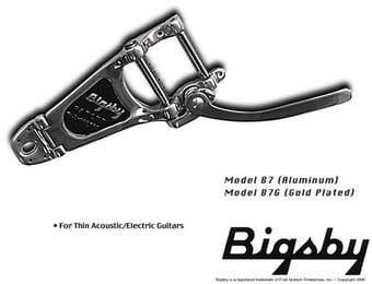 Bigsby B7 Vibrato Tailpiece for Les Paul chrome