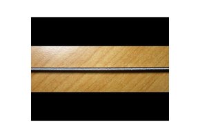 Binding celluloid 2x6x147mm black/white/black 3ply