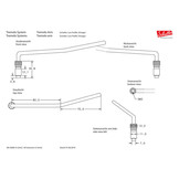 Schaller Floyd Rose arm set chrome