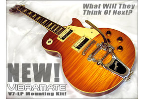 Vibramate V7 Les Paul Bigsby mounting kit
