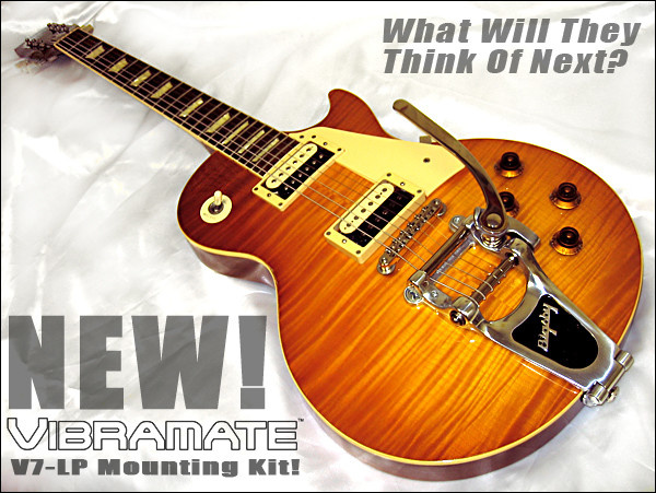 Vibramate V7 Les Paul Bigsby mounting kit