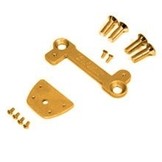 Vibramate V7 Les Paul Bigsby mounting plate gold for Gibson