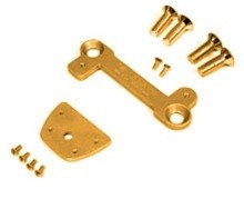 Vibramate V7 Les Paul Bigsby mounting plate gold for Gibson