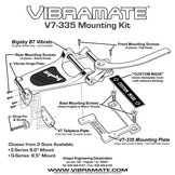 Vibramate V7-335 G Bigsby mounting kit 8.5" for Gibson