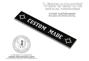 Vibramate Custom Made plate
