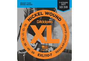 D'addario EXL110-7 electric 7-string set 10-59