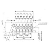 Schaller Lockmeister 6 Tremolo Floyd Rose chrome