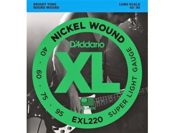 D'Addario EXL220 bass 040-095