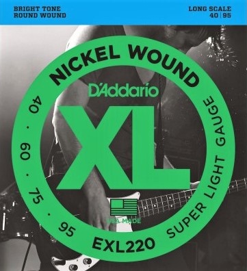 D'Addario EXL220 bass 040-095