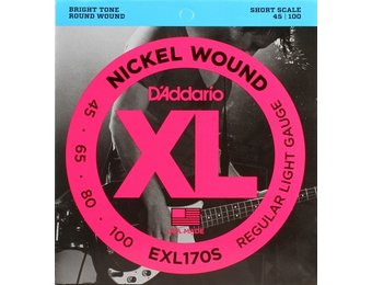 D'Addario EXL170S Short Scale Bass 045-100
