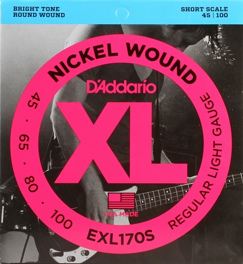 D'Addario EXL170S Short Scale Bass 045-100