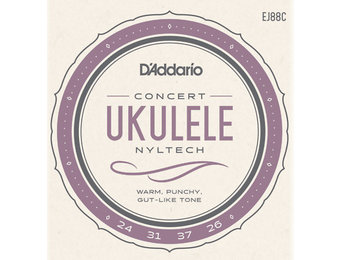 D'Addario EJ88C Concert Ukelele snaren