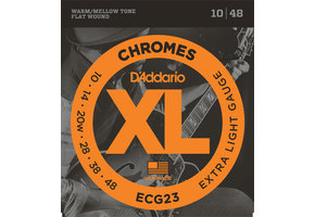 D'Addario ECG23 Chromes Flatwound 010-048