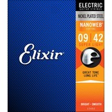 Elixir 12002 Nanoweb Electric Super Light strings 9-42