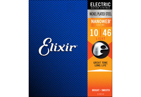 Elixir 12052 Nanoweb Electric Light strings 10-46