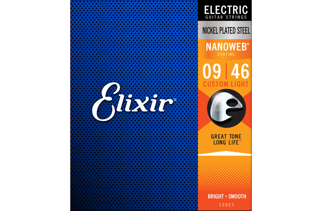 Elixir 12027 Nanoweb Electric Custom Light snaren 9-46
