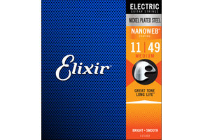 Elixir 12102 Nanoweb Electric Medium strings 11-49