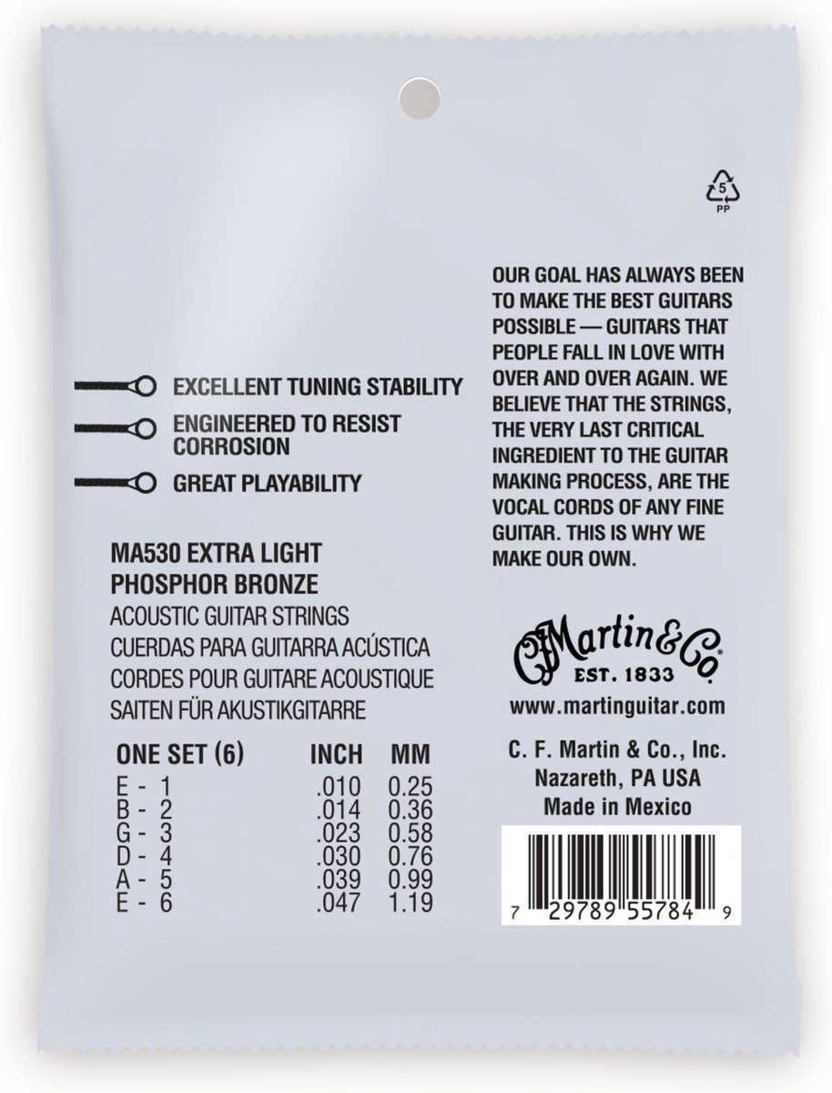 Martin MA530 Phosphor Bronze 010-047