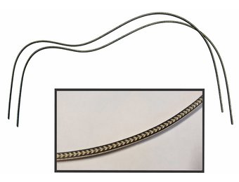 Pre-bent Herringbone+white purfling set dreadnought 3,5x1,5mm