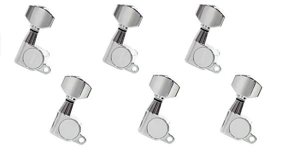 Gotoh SG360-07 guitar tuners chrome 6L