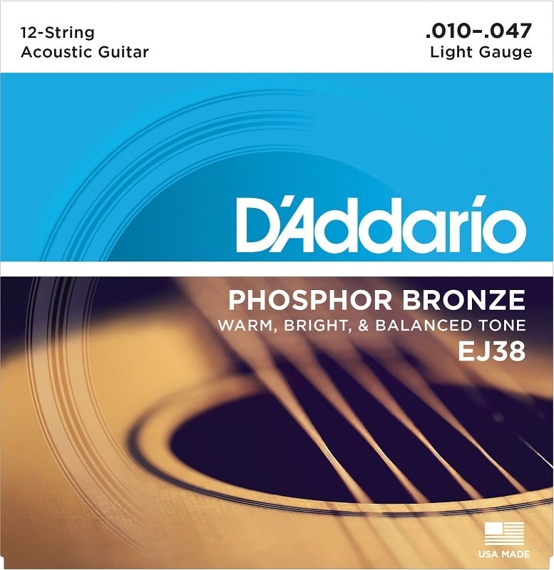 EJ38 12-String Phosphor Bronze L 010-047