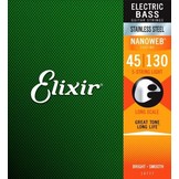 Elixir 14202 Nanoweb  5-Snaar Bassnaren 45-130