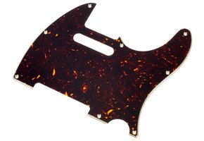 Boston TE-410-TI Telecaster Pickguard tortoise 4ply