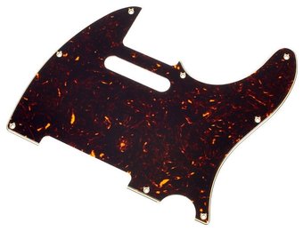 Boston TE-410-TI Telecaster Pickguard tortoise 4ply