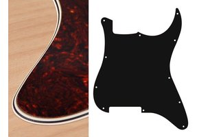 Boston ST-400-TI Stratocaster slagplaat blank (zonder gaten) tortoise