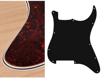 Boston ST-400-TI Stratocaster slagplaat blank (zonder gaten) tortoise