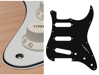 Boston ST-313-W Stratocaster slagplaat wit 3ply