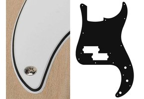 Boston PB-315-W Precision Bass slagplaat wit 3ply