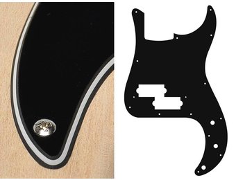 Boston PB-315-B Precision Bass slagplaat zwart 3ply