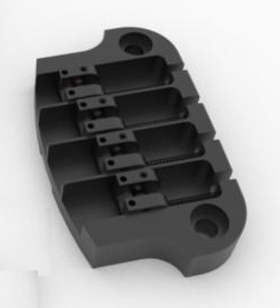 Hipshot 5G400 3-Point Supertone Gibson bass bridge black