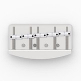 Hipshot 5C500C Vintage wide 5-string bass bridge chrome