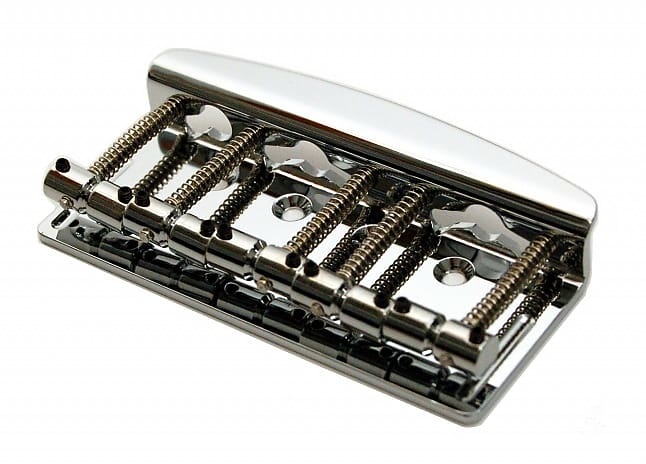 Hipshot 5C500C Vintage wide 5-string bass bridge chrome